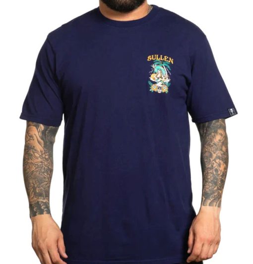 Sullen Hermosa1 Patriot Blue Short Sleeve T Shirt dacave store front7