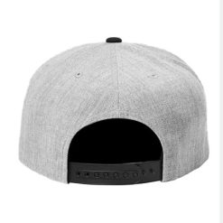 Brixton Oath III Snapback Cap Light Heather Grey Black1 Dacavestore Capstoresg Hatstoresg front