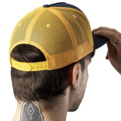 Brixton Washed Navy Bright7 Gold MP SNAPBACK1 Dacavestore Capstoresg Hatstoresg front