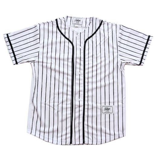 blank baseball jersey white front