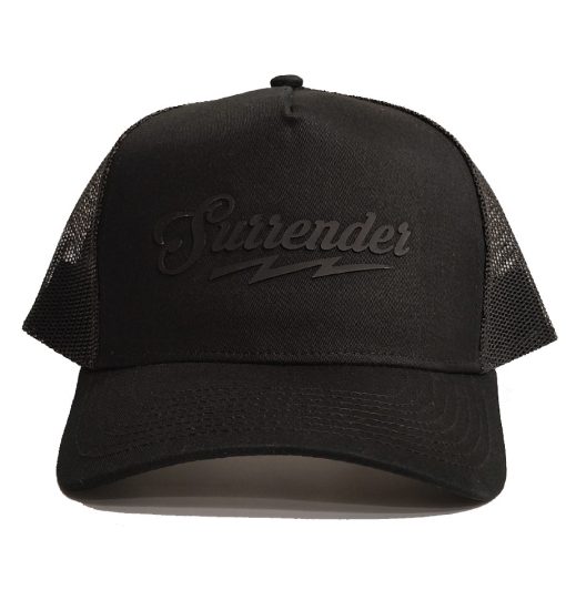 SONS Brand 'Surrender' Aframe Trucker Mesh Cap Black on Black - Image 3