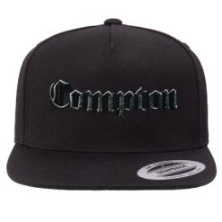 Compton Snapback Black on Black1