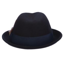 Stacy Adams Chelsea Wool8 Felt Fedora Navy1 Blue Hat992 Hatstoresg Capstoresg Dacavestore newphoto13