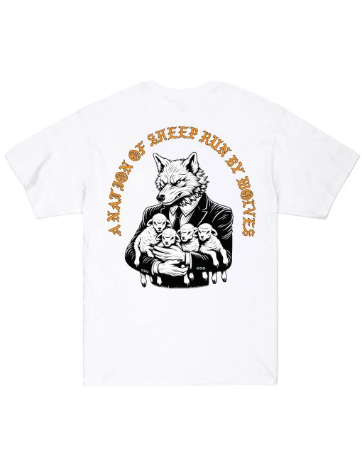 sheep nation tee white