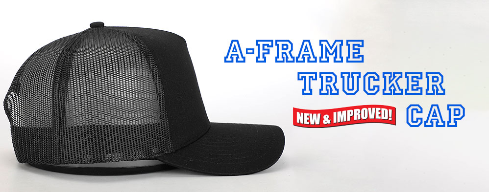 AFRAME TRUCKER CAP BLACK