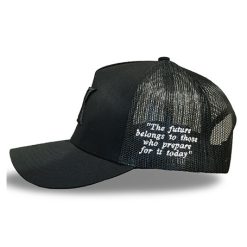 sons aframe trucker cap malcolm x black on black