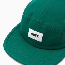 OBEY Clothing Bold Label1 Organic 5 Panel Unisex Cap green