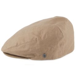 Casablanca Cream00 Linen Flat Cap