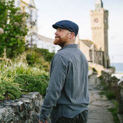 Road Denim Newsboy Navy008 Blue Cap