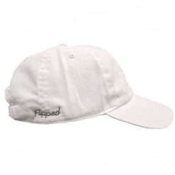 Flipped Positive Vibes Dad Cap logo white side 1 1