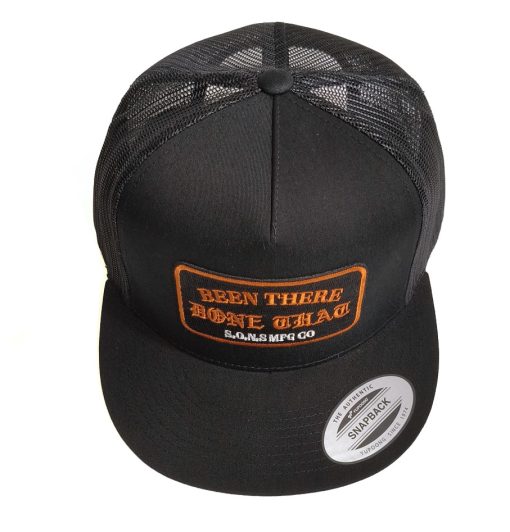 SONS Brand 'Been There Done That' Trucker Mesh Cap Black - Image 3