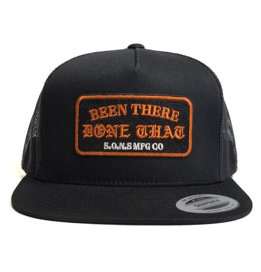 SONS Brand 'Been There Done That' Trucker Mesh Cap Black - Image 2