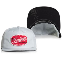 Sullen Art Collective Deconstruct Grey Snapback dacave Capstoresg Hatstoresg Dacavestore