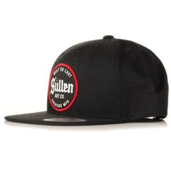 Sullen Art Collective FACTORY8 SNAPBACK HAT BLACK RED dacave Capstoresg Hatstoresg Dacavestore