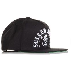 Sullen Art Collective Rocker1 SNAPBACK HAT BLACK RED dacave Capstoresg Hatstoresg Dacavestore