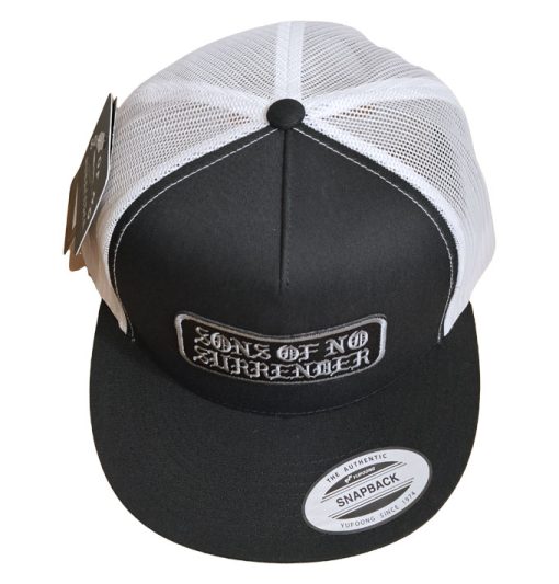 SONS Brand 'OG Patch' Trucker Mesh Cap Black/White - Image 2