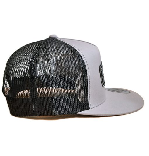 SONS Brand 'OG Patch' Trucker Mesh Cap Silver/Black - Image 4