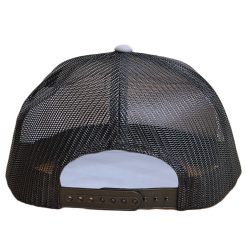 silver grey black patch trucker cap sons brand back