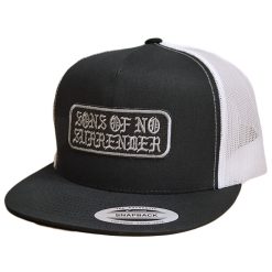 Black White trucker cap patch OG patch Sons brand