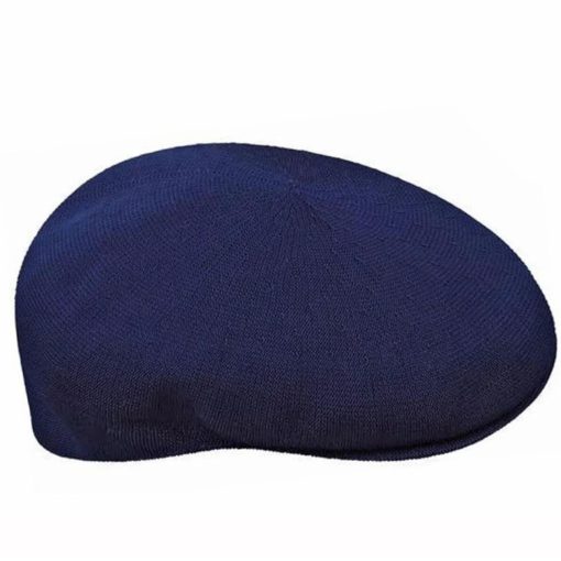 kangol flatcap 504 navy new1 front