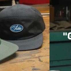 sons brand 5 panel camp cap nylon