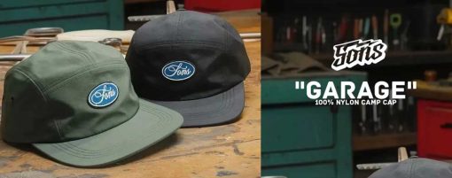 sons brand 5 panel camp cap nylon