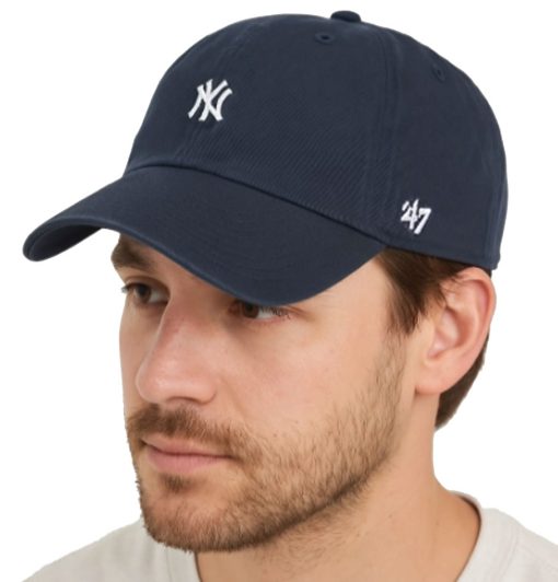 '47 Brand Clean Up New York Yankees Mini Logo Navy Cap - Image 2