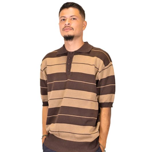 FB County - Charlie Brown Brown/Tan Shirt Short Sleeve
