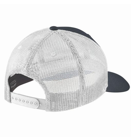 Carhartt Canvas Mesh-Back Built Patch Navy Trucker Cap - Image 2