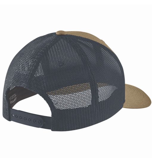 Carhartt Canvas Mesh-Back Built Patch Dark Khaki Trucker Cap - Image 2