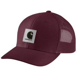 Carhartt Rugged Flex Twill Mesh-Back Logo Patch Port Trucker Cap