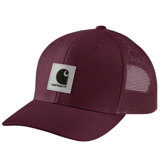 Carhartt Rugged Flex Twill Mesh-Back Logo Patch Port Trucker Cap