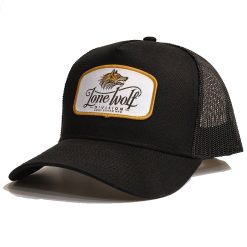 SONS Brand 'Wolf' Aframe Trucker Mesh Cap Black