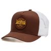 Brixton Gibson C Np Mp Trucker Cap - Brown/White