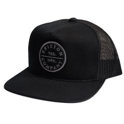 Brixton Pledge MP Trucker Mesh Black Cap
