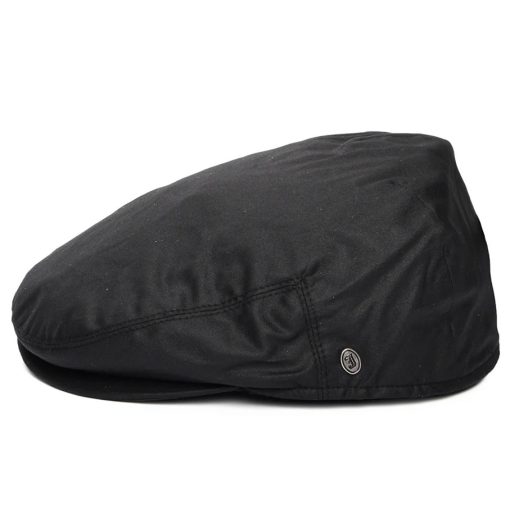 Rain Defender Black Flat Cap - Image 4