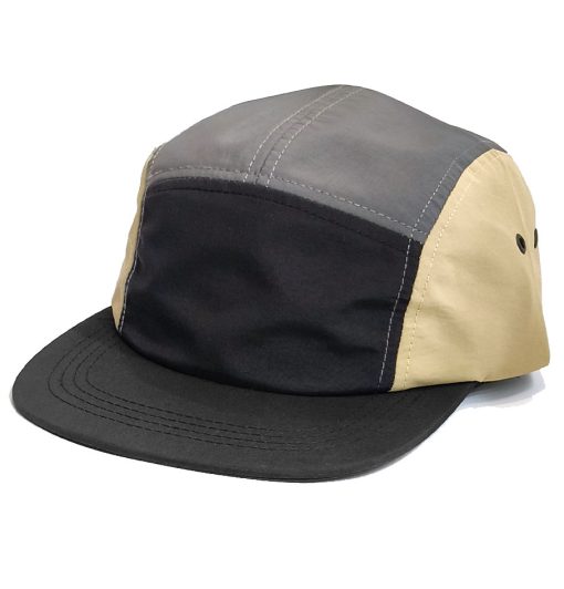 SONS Brand Plain 5 Panel Camper Nylon Nomad Cap