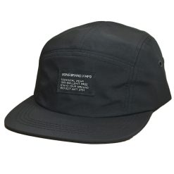 5 Panel Nylon Camper "Mind the Patch" by SONS brand Black