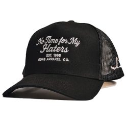 SONS "HATERS" Black Aframe Trucker Mesh Cap