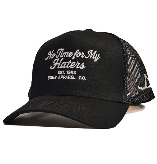 SONS "HATERS" Black Aframe Trucker Mesh Cap