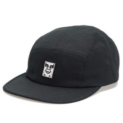 Obey Icon Patch Camp 5 Panel Cap Black