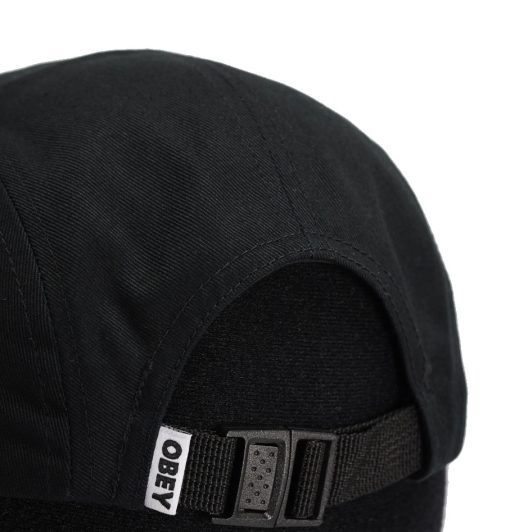 Obey Icon Patch Camp 5 Panel Cap Black - Image 5