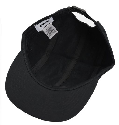 Obey Icon Patch Camp 5 Panel Cap Black - Image 3