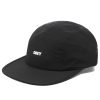 Obey Bold Camp 5 Panel Nylon Cap Black