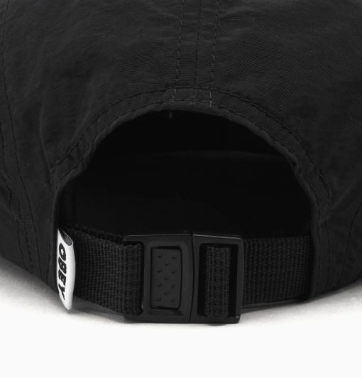 Obey Bold Camp 5 Panel Nylon Cap Black - Image 4